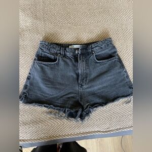 Zara black Denim Shorts